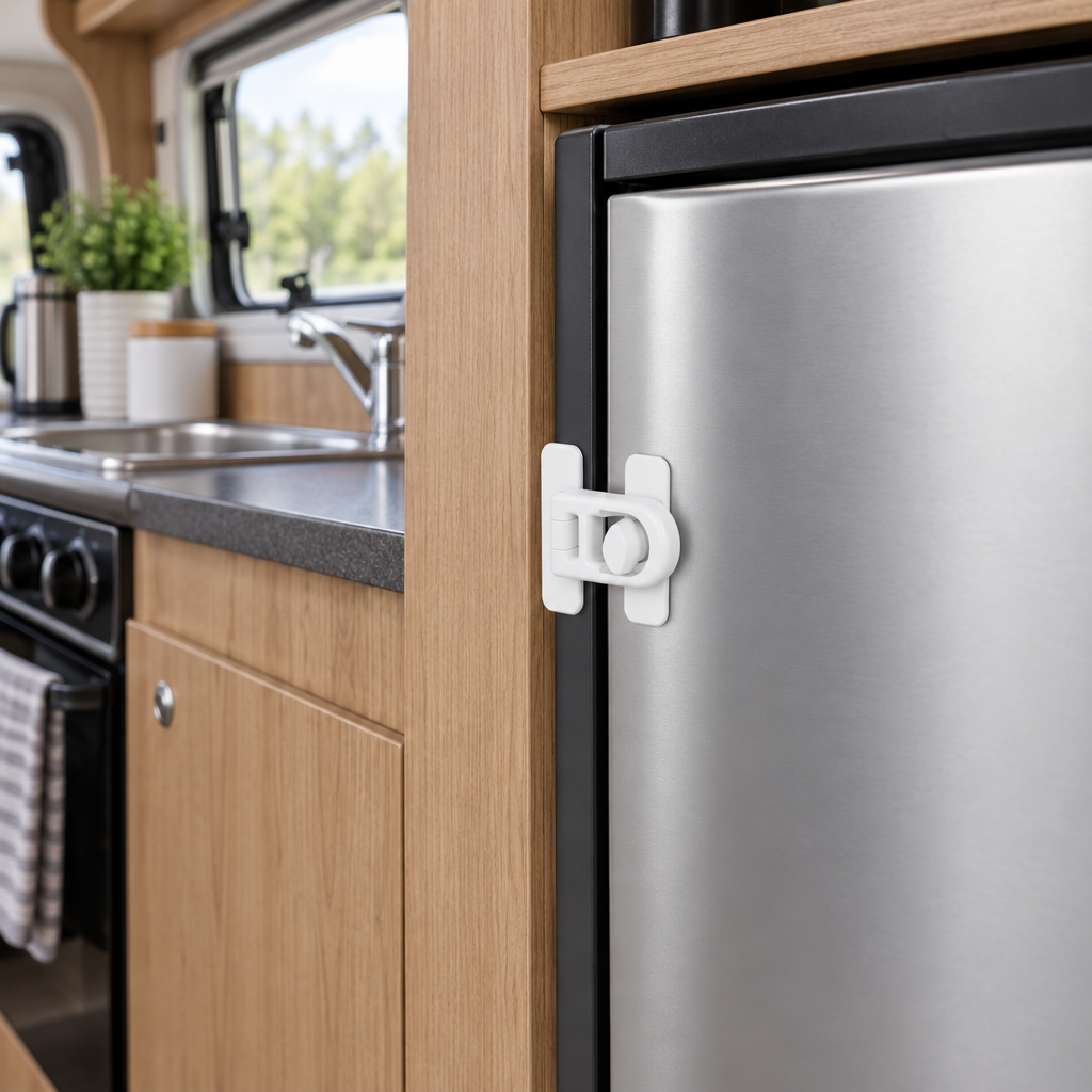 Child Safety Lock for Fridge, Freezer & Oven | Caravan & Home Baby Proofing