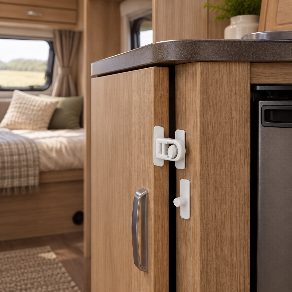 Child Safety Lock for Fridge, Freezer & Oven | Caravan & Home Baby Proofing