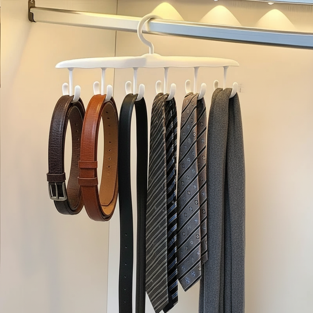 2-Pack Multi-Hook Clothes Hanger — Space-Saving Closet Organiser