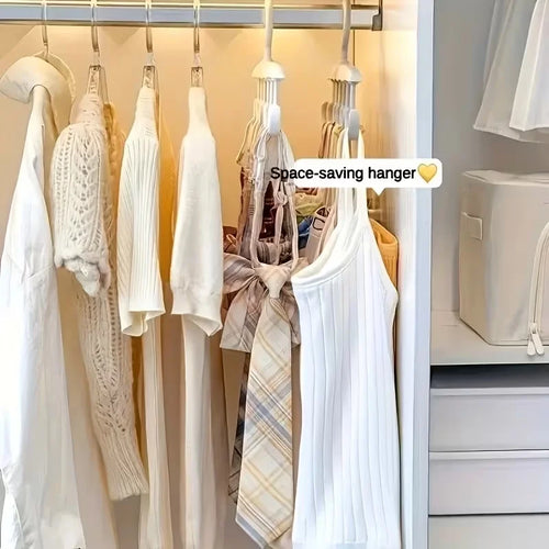 2-Pack Multi-Hook Clothes Hanger — Space-Saving Closet Organiser