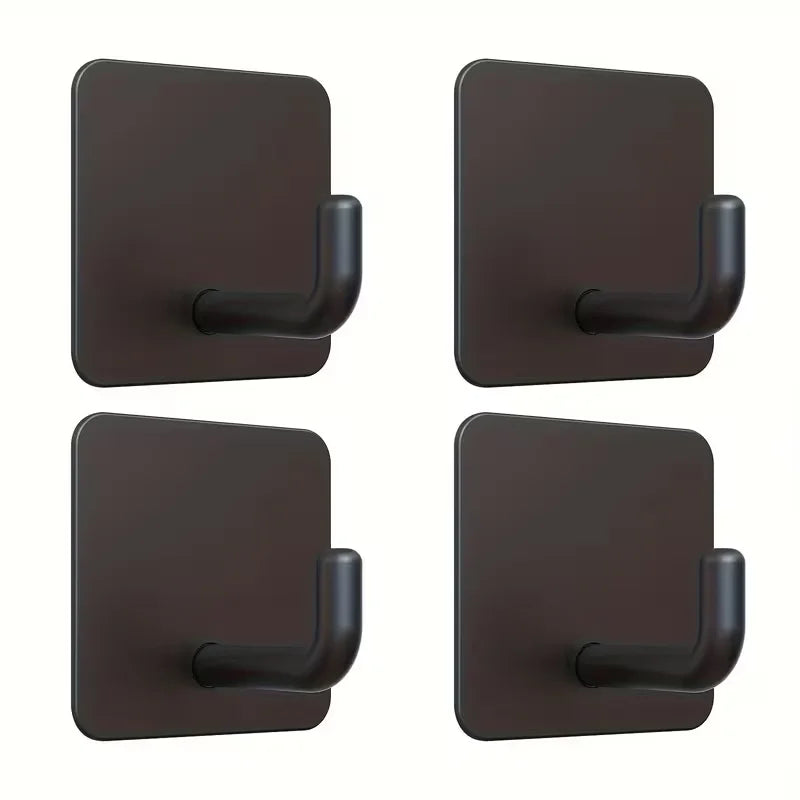 Stainless Steel 3M Self Adhesive Hooks Sticky Wall Door Hook Robe Tea Towel Rustproof Towel Rack, Clothes Coat Hanger