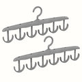 2-Pack Multi-Hook Clothes Hanger — Space-Saving Closet Organiser