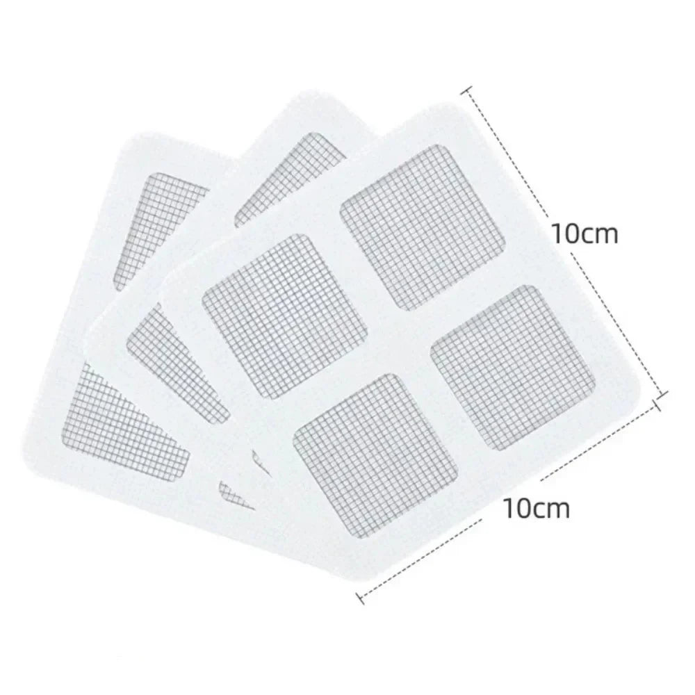10/30Pcs Disposable Sticky Shower Drain Hair Catcher Mesh Strainer Filter Floor Sink Hair Stopper for Bathroom Kitchen Bathtub