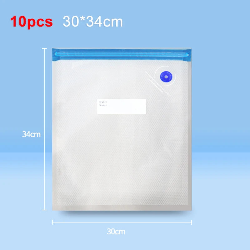 Reusable Vacuum Sealer Bags — Food-Safe Storage for Caravan & Camping