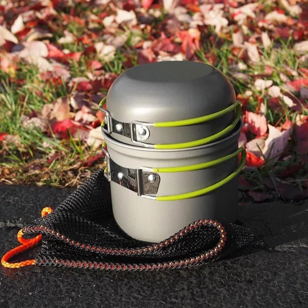 Ultralight Camping Cookware Set — Compact Pot Kit for Caravans & Outdoor Adventures