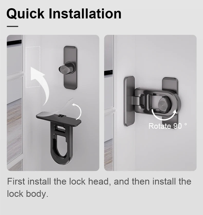 Child Safety Lock for Fridge, Freezer & Oven | Caravan & Home Baby Proofing