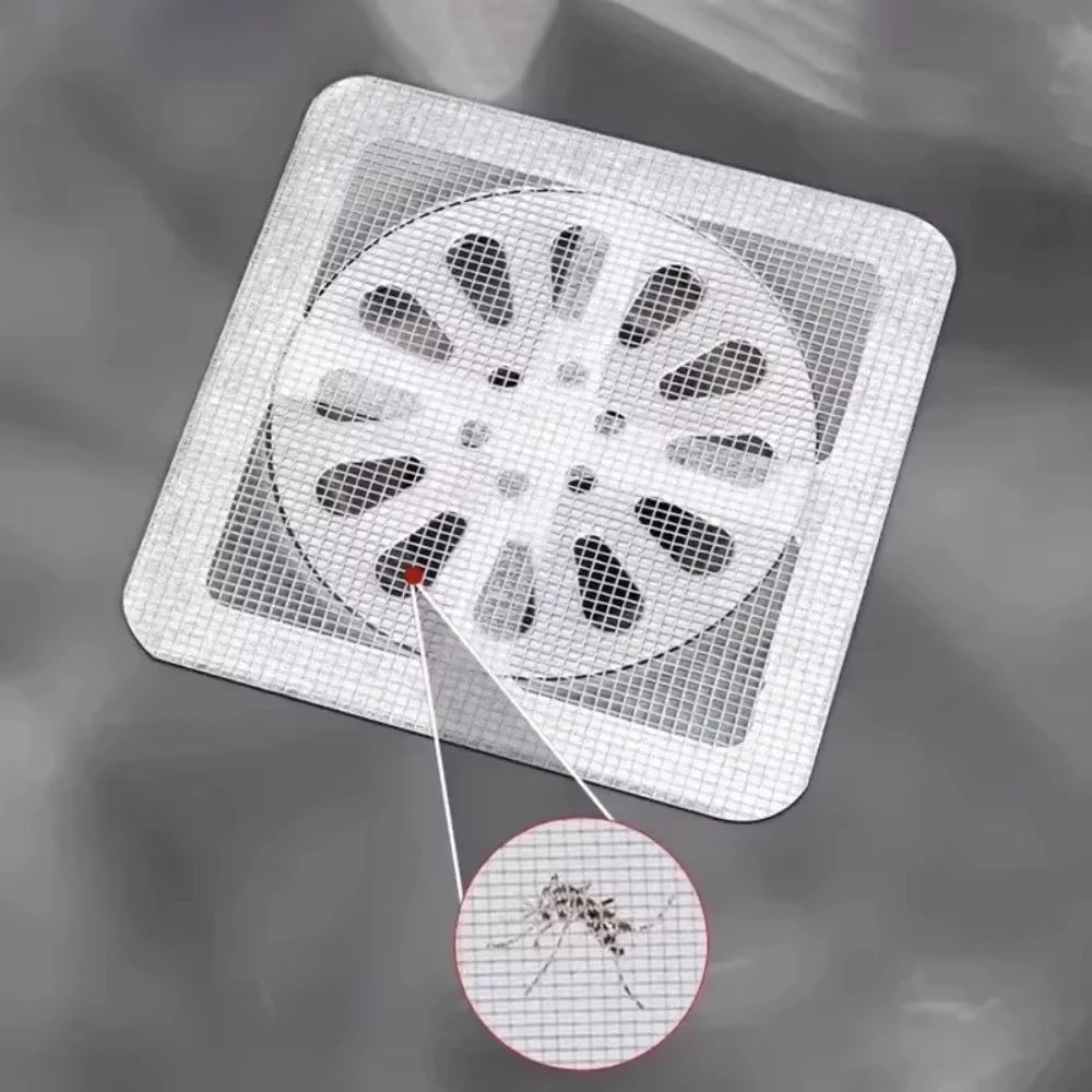 10/30Pcs Disposable Sticky Shower Drain Hair Catcher Mesh Strainer Filter Floor Sink Hair Stopper for Bathroom Kitchen Bathtub