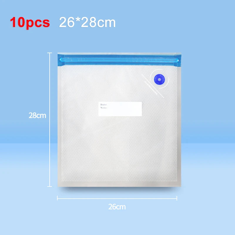 Reusable Vacuum Sealer Bags — Food-Safe Storage for Caravan & Camping