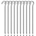 Lightweight Tent Pegs Campsite Ground Nails, 5pc/10pc 18cm Aluminum Alloy Shelter Tent Stakes, Camping Tent Accessories