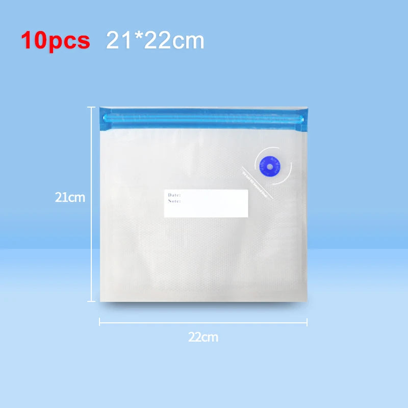 Reusable Vacuum Sealer Bags — Food-Safe Storage for Caravan & Camping