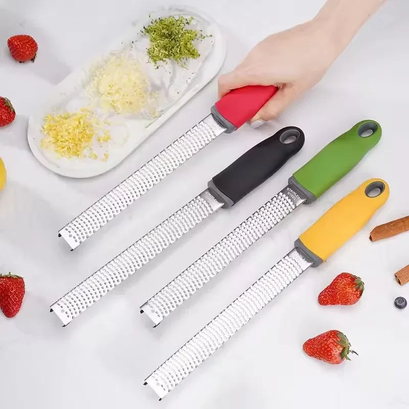 Stainless Steel Fruit Cheese Grater, Chocolate Lemon Peel Cheese Shavings Grater, Scraper, Kitchen Tool