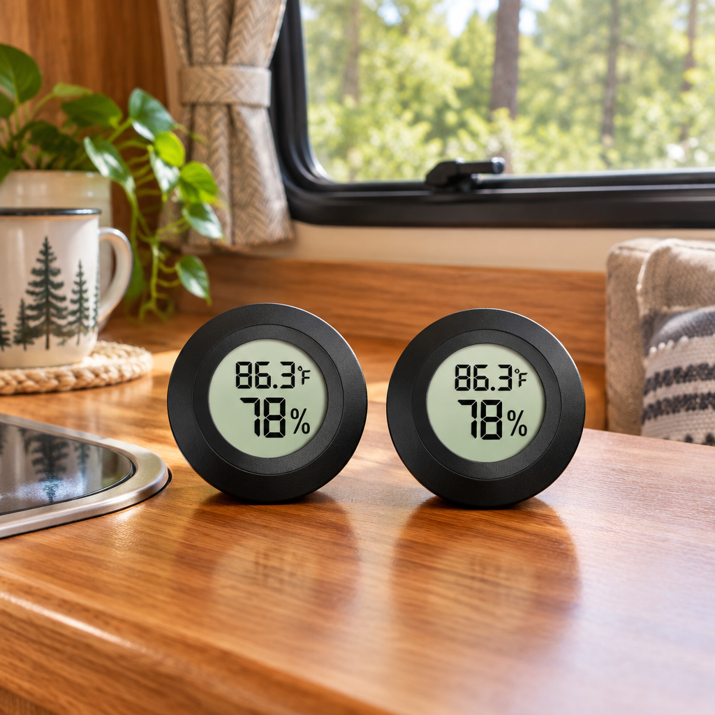 Mini Digital Hygrometer Thermometer – Indoor Temperature &Humidity Gauge