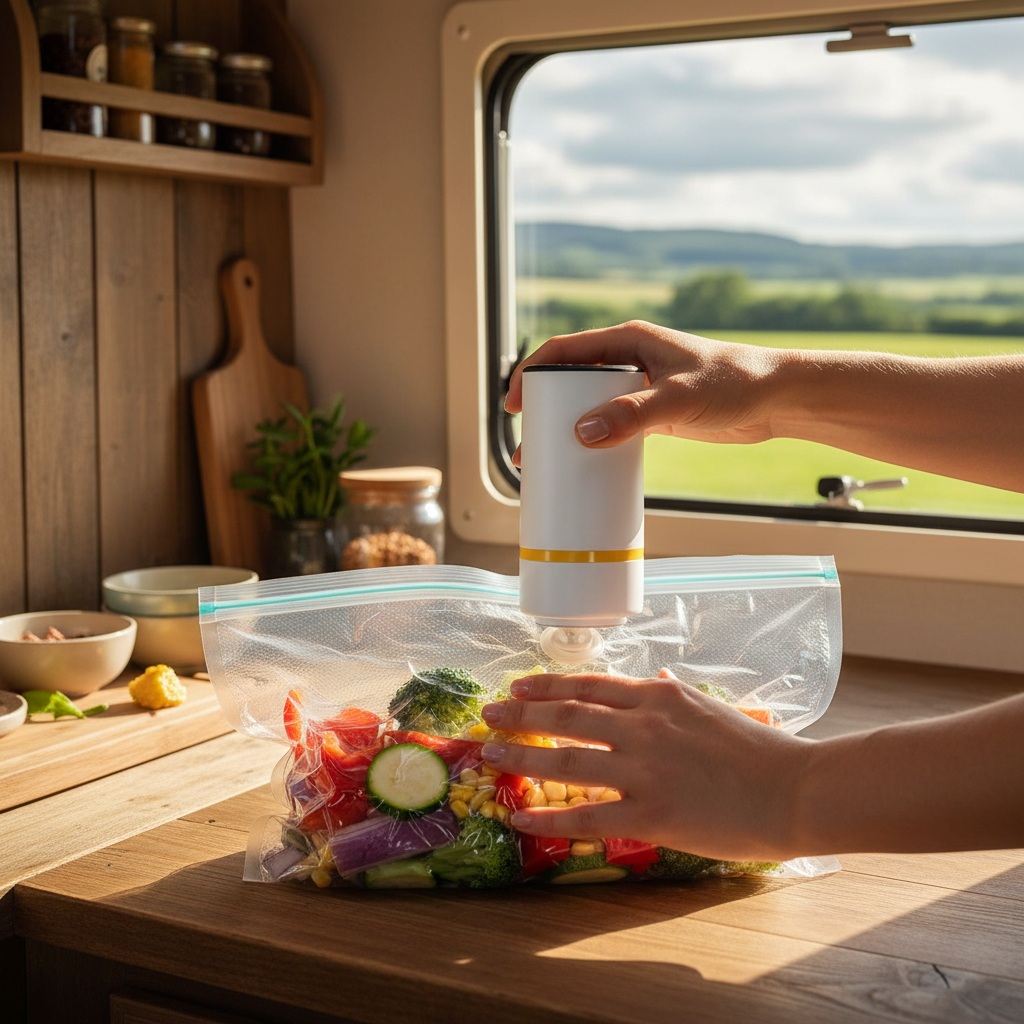Vacuum Sealer — In Use