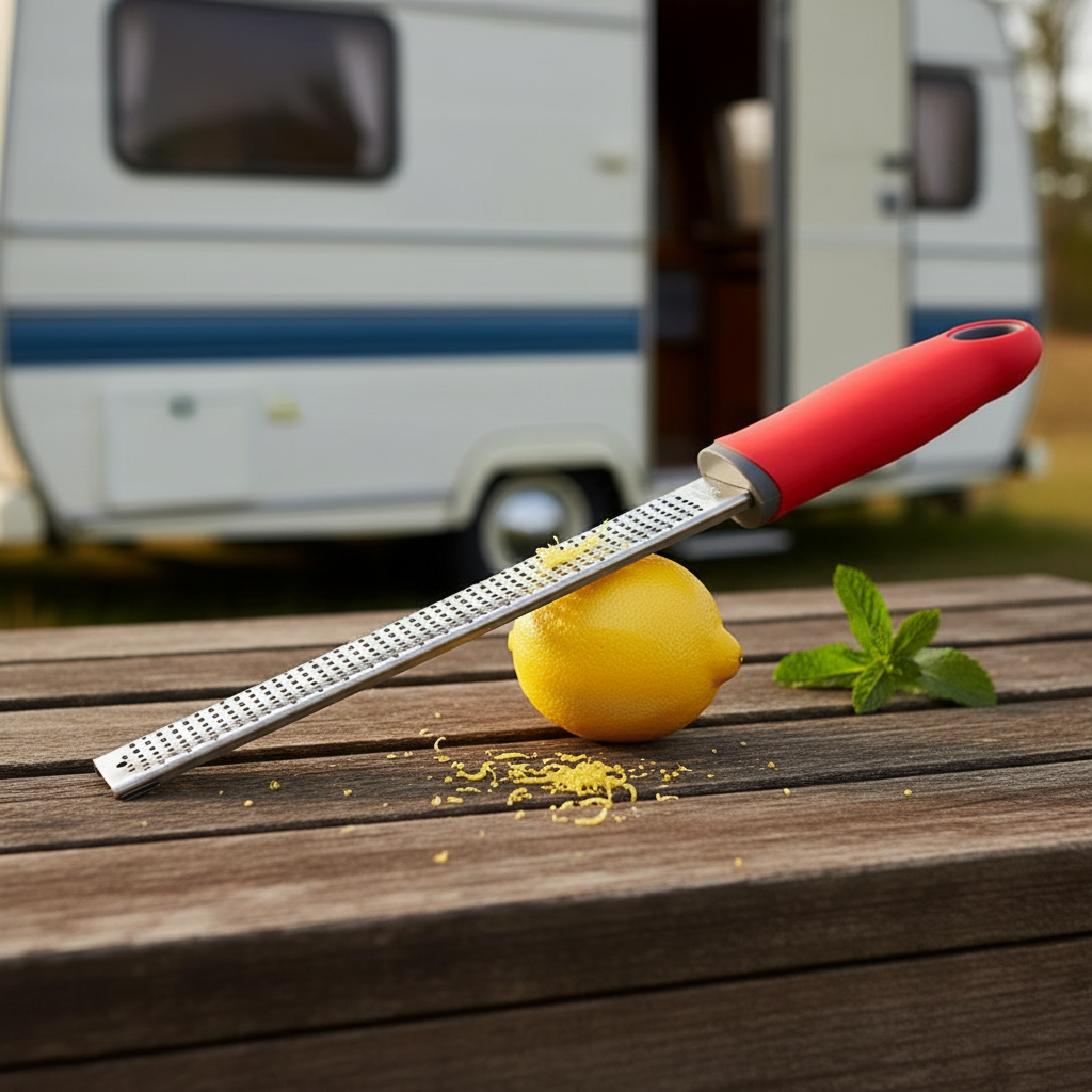 Stainless Steel Grater – Cheese, Chocolate & Zester, Space-Saving